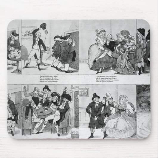 Tapis De Souris Une leçon pour des Spendthrifts par Dr. Johnson, (Devant)