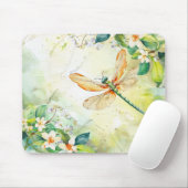 Tapis De Souris Une libellule de printemps (Avec souris)