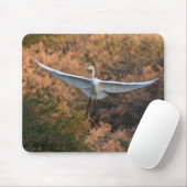 Tapis De Souris Une mouche d'aigrette (Avec souris)