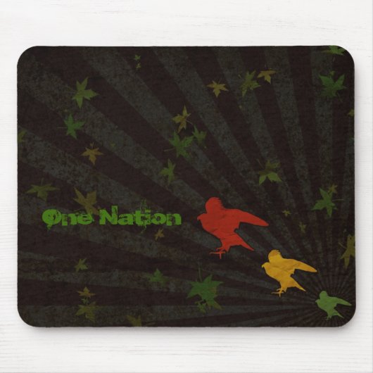 Tapis De Souris Une nation Rasta (Devant)