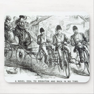 Tapis De Souris Une nouvelle manière de voyager à Brighton, 1864