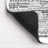 Tapis De Souris Une ode à beaucoup de polices Mousepad (Coin)