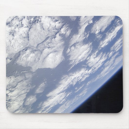 Tapis De Souris Une partie bleue et blanche de la Terre (Devant)