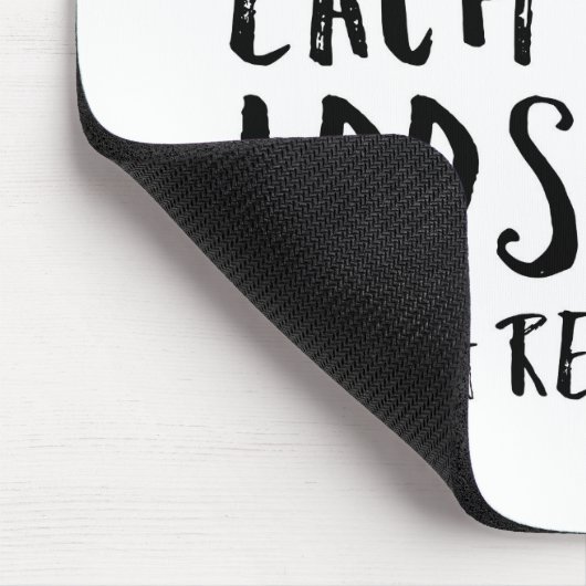 Tapis De Souris Une peu de citation de motivation de progrès (Coin)