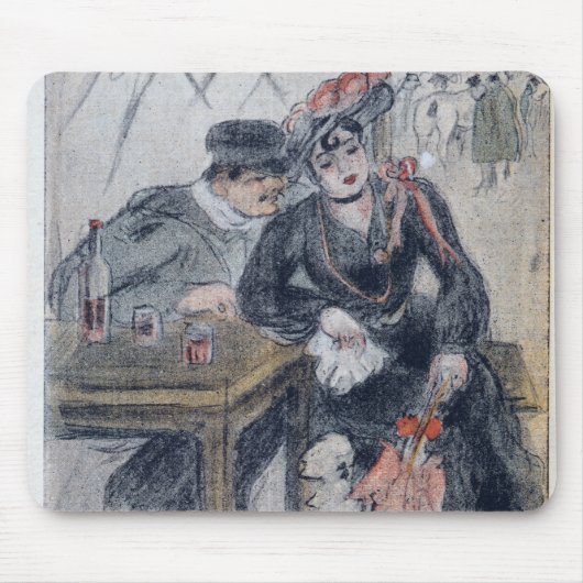 Tapis De Souris Une prostituée et son client (Devant)