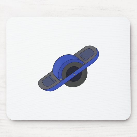 Tapis De Souris Une roue bleue (Devant)