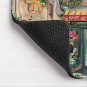 Tapis De Souris Une scène de rue italienne Ephemera Design Series  (Coin)