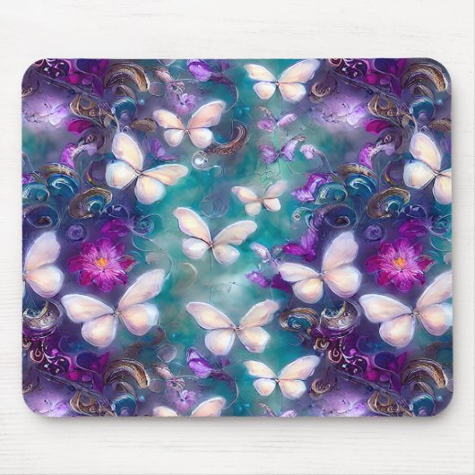 Tapis De Souris Une série mystique de papillons 1 (Devant)