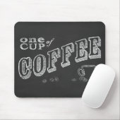 Tapis De Souris une tasse de café CHALK ART (Avec souris)