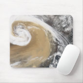 Tapis De Souris Une tempête de poussière asiatique traverse le Pac (Avec souris)