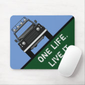 TAPIS DE SOURIS UNE VIE. VIVE-LE. (Avec souris)