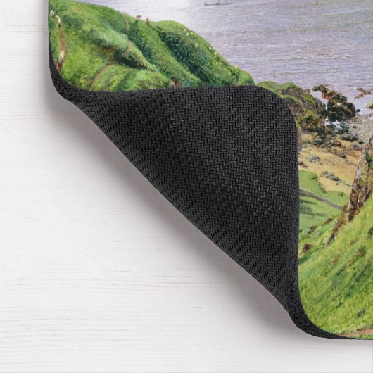 Tapis De Souris Une vue d'Ailsa Craig et l'île d'Arran, 1860 (Coin)