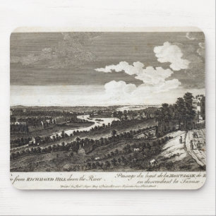 Tapis De Souris Une vue de colline de Richmond en bas de la
