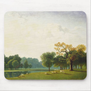 Tapis De Souris Une vue de la serpentine, 1815 (huile sur la