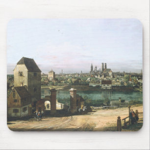 Tapis De Souris Une vue de la ville allemande Munich par B.