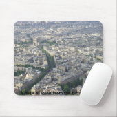 Tapis De Souris Une vue de Paris de Tour Eiffel (Avec souris)
