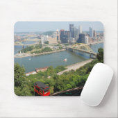 Tapis De Souris Une vue de Pittsburgh du centre de Mt. Washington (Avec souris)
