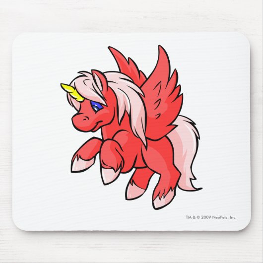Tapis De Souris Uni rouge (Devant)