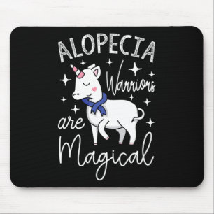 Tapis De Souris Unicorn Alopecia Les guerriers sont magiques