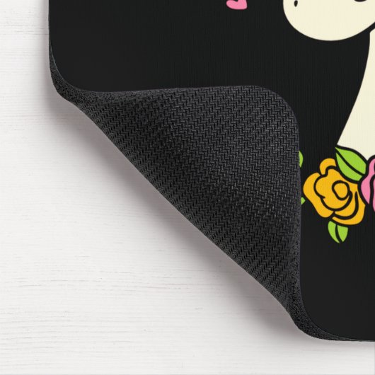 Tapis De Souris Unicorn Cute Whimsical Girly D Name (Coin)