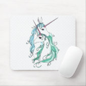 Tapis De Souris Unicorn Love (Avec souris)