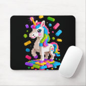 Tapis De Souris Unicorn Lover Master Builder Bloc de briques (Avec souris)