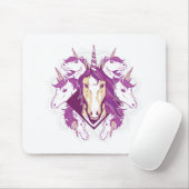 Tapis De Souris Unicorn mandala (Avec souris)