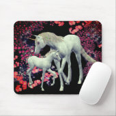 Tapis De Souris Unicorn Mare Foal Imaginaire Art (Avec souris)