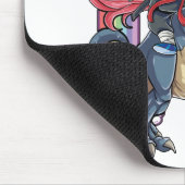 Tapis De Souris Unicorn Ninja équitation Dinosaur (Coin)