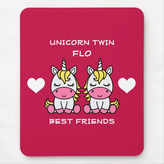 Tapis De Souris Unicorn Twin Sister (Devant)