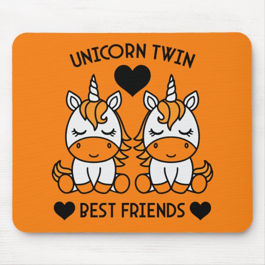 Tapis De Souris Unicorn Twin Sister (Devant)
