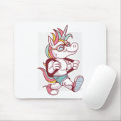 Tapis De Souris Unicorn Va À L'École (Avec souris)