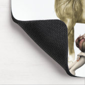 Tapis De Souris Unicorne d'or et mousepad de fée timide (Coin)