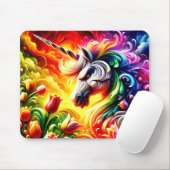 Tapis De Souris Unicorne en colère (Avec souris)
