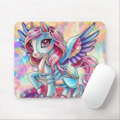 Tapis De Souris Unicorne galactique (Avec souris)
