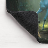 Tapis De Souris Unicorne magique en forêt enchantée (Coin)