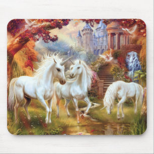 Tapis De Souris Unicorne magique, Imaginaire mythique Décor de cré