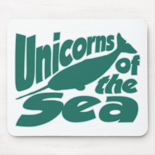 Tapis De Souris Unicorne Narwhal de la mer (Devant)