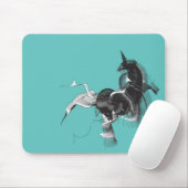 Tapis De Souris Unicorne numérique (Avec souris)