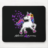 Tapis De Souris Unicorne Purple Heimerheimer Sensibilisation - Hei (Devant)