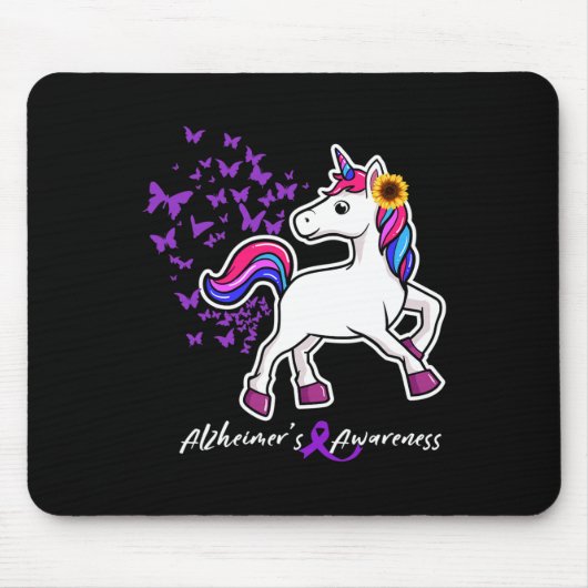 Tapis De Souris Unicorne Purple Heimerheimer Sensibilisation - Hei (Devant)