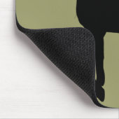 Tapis De Souris Unicorne Silhouette Mousepad (Coin)