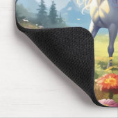 Tapis De Souris Unicorne sur Meadow (Coin)