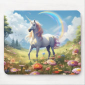 Tapis De Souris Unicorne sur Meadow (Devant)