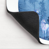 Tapis De Souris Unicornes dans le brouillard (Coin)