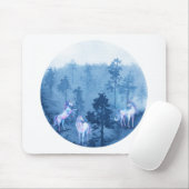 Tapis De Souris Unicornes dans le brouillard (Avec souris)
