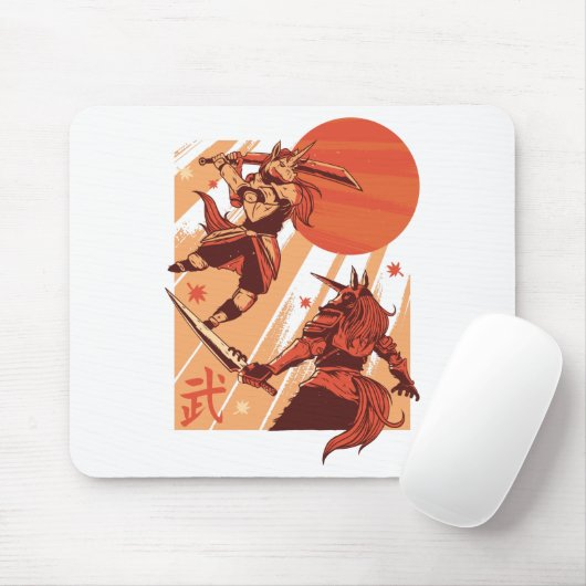 Tapis De Souris Unicorns Warriors (Avec souris)