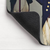 Tapis De Souris Uniforme naval royal porté (Coin)