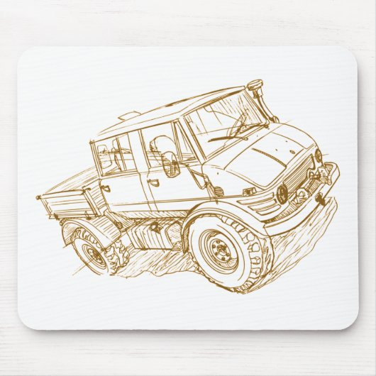 Tapis De Souris Unimog 421 Doka (Devant)