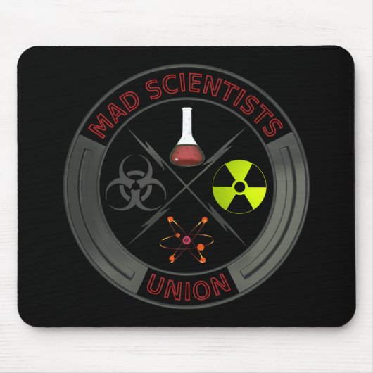 Tapis De Souris Union folle de scientifique (Devant)